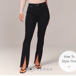 Abercrombie and Fitch Curve Love High Rise skinny jeans